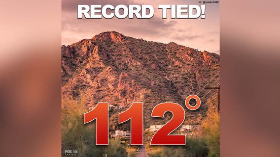Phoenix ties 1910 record of 112 as heat wave hits Southwest