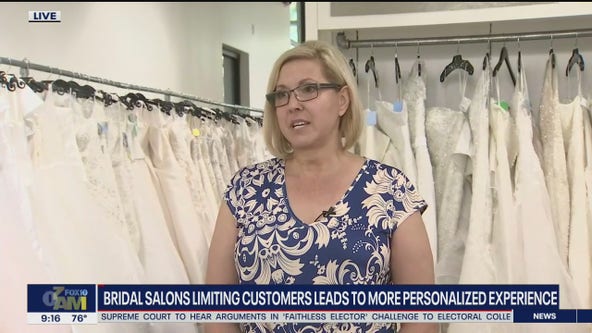 Bridal salons limiting customers leads to more personalized experience