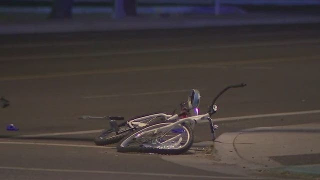 Bicyclist struck and killed by truck pulling a horse trailer in Phoenix