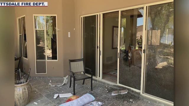 Explosion causes damage at a Scottsdale home, fire department says
