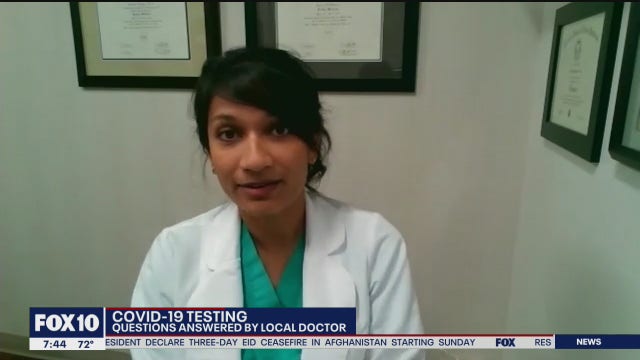 COVID-19 testing questions answered by Arizona doctor