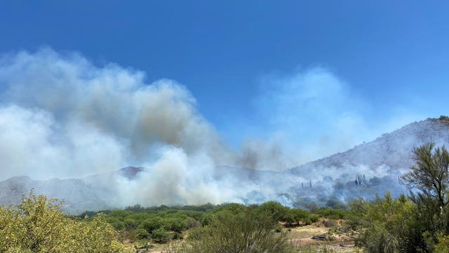 Fire crews say fire on Daisy Mountain was human-caused