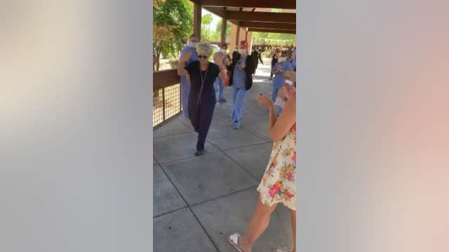 Valley nurse retires after 43 years, celebrated by colleagues with send-off