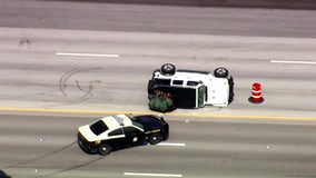 Jeep driver leads police on chase on South Florida highway; ends in rollover crash