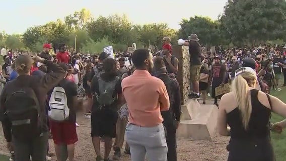 Protest continues as Arizona's curfew order expired