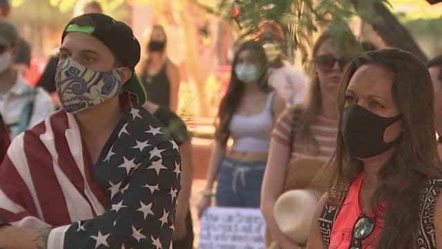 'We Rising' march marks Phoenix's 18th consecutive say of protests