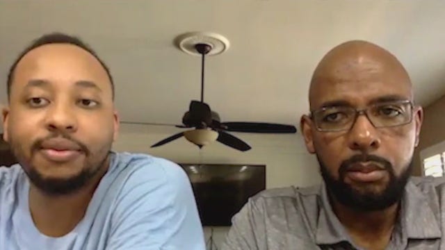 Father, son celebrate Father's Day together after they contracted COVID-19 and survived