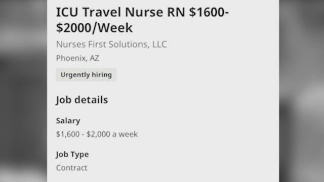 ICU nurses from around the nation to care for COVID-19 patients in Arizona as cases rise