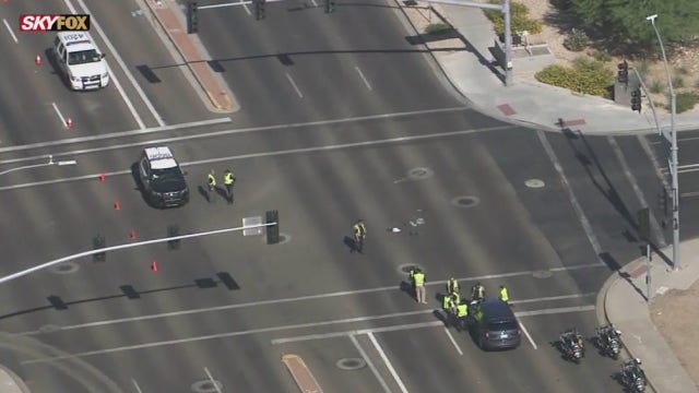 Chandler intersection closed after car fatally hit pedestrian