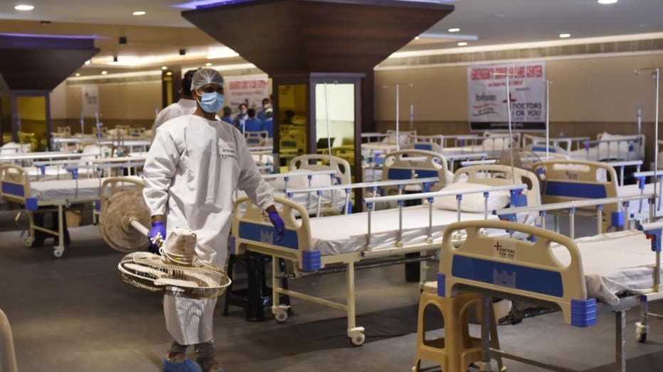 Banquet Halls Converted Into A Temporary Quarantine Facility For People Infected With Coronavirus