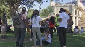 Tense moments during protest over police brutality in Tempe