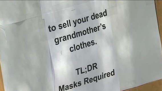 Downtown Phoenix vintage clothing store doesn't mince words on mask wearing