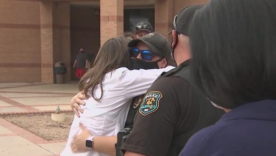 'You are angels': Woman robbed of rent money helped by Glendale Police Officers