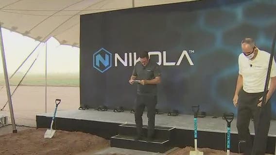 Nikola breaks ground on electric truck factory in Arizona