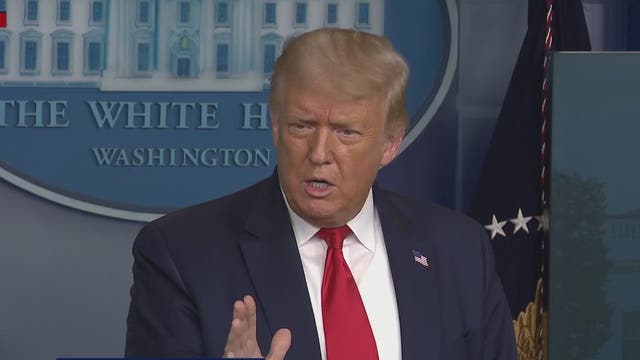 Trump ends press briefing after defending pro-hydroxychloroquine doctor who says virus has a 'cure'