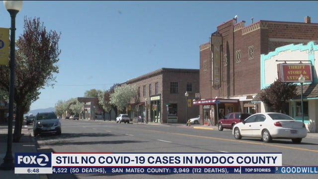 One California county has had no reports of COVID-19