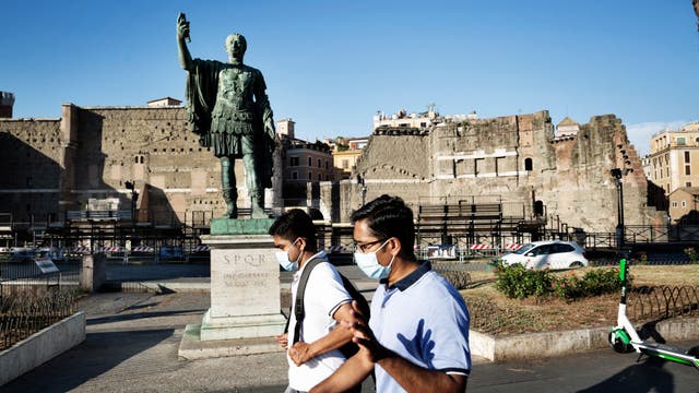 Mandatory masks becoming the rule amid Europe's coronavirus uptick