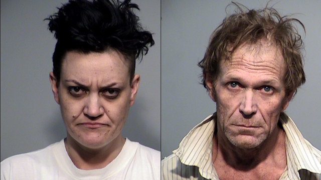 Two arrested on suspicion of several drug charges after K-9 officer finds meth, weed