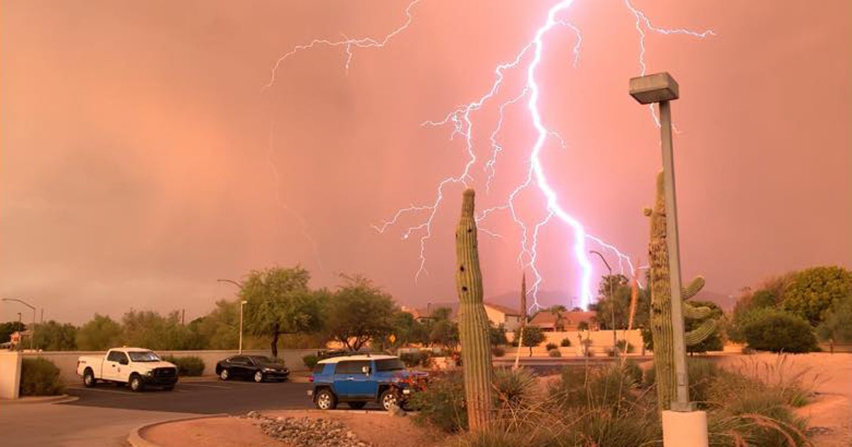 Monsoon storm batters parts of the Valley, leaving damage and power ...