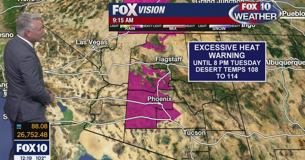 Excessive Heat Warning continues throughout Arizona; Valley ties high ...