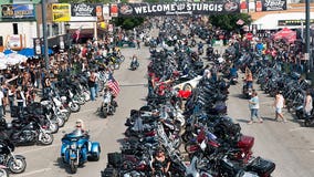 Harleys everywhere, masks nowhere: Sturgis draws thousands