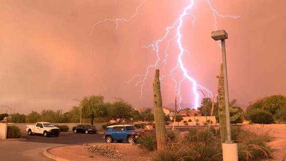 Monsoon storm batters parts of the Valley, leaving damage and power outages