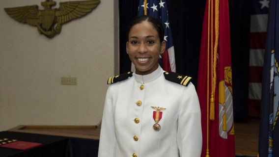 Earning her wings: US Navy officially welcomes first Black female Tactical Aircraft pilot