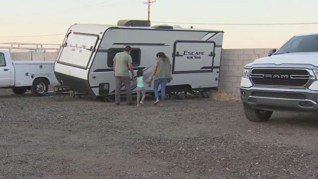 Family devastated after camper gifted by Make-A-Wish Foundation was vandalized at Phoenix storage yard