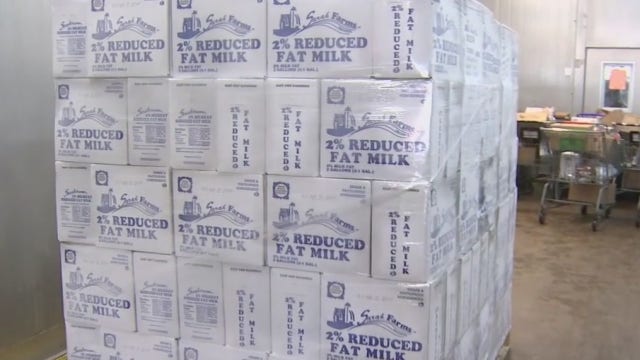 Food banks receiving extra milk donations from Arizona dairy farms during pandemic