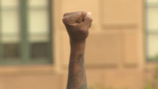 In commemoration of March on Washington, protesters rally in downtown Phoenix