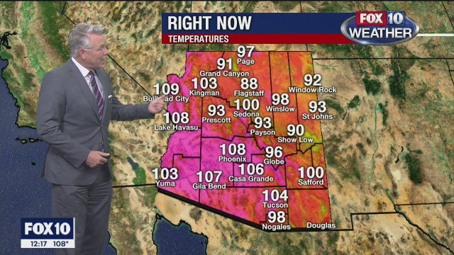 Another day of record-breaking heat in Phoenix as heatwave persists