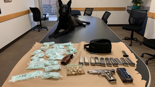 Cottonwood Police: K-9 alerted police officer to fentanyl pills inside car; 2 arrested