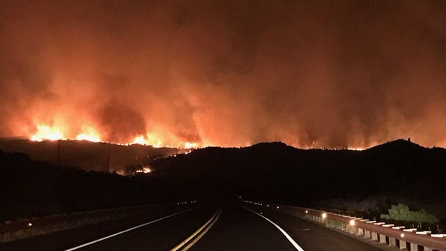 Salt Fire burns over 20,000 acres, 66% contained