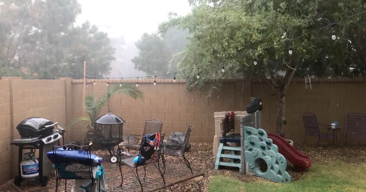 Cleanup underway after monsoon storm brought hail, rain and wind to ...