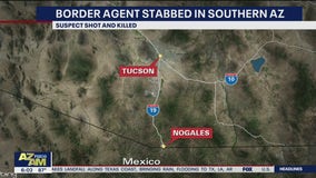 Border Patrol agent stabbed, suspect killed near Nogales