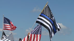 Ohio high school football players suspended after carrying 'thin blue line' flag onto field on 9/11