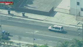 Man taken into custody following police pursuit in South Los Angeles