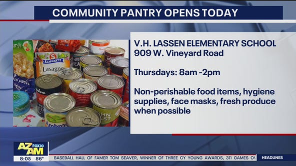 South Phoenix community pantry opening to support families in need