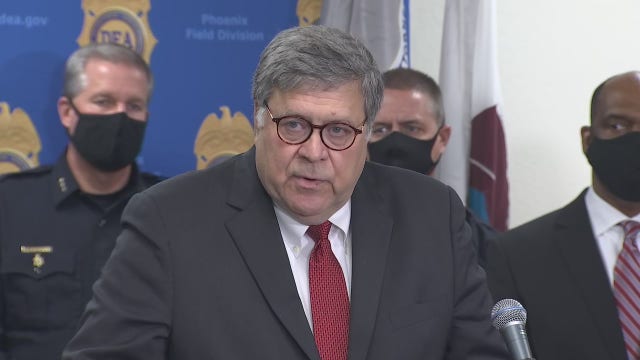 U.S. Attorney General attacks mail-in voting during conference on drug crackdowns in Arizona