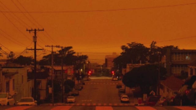 Valley woman visits family in San Francisco only to be met with wildfires, smoky air