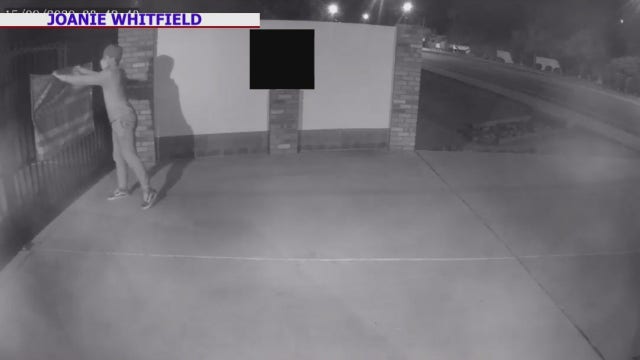 U.S. flag, Thin Blue Line flag put up to honor late Mesa Police officer stolen in Gilbert