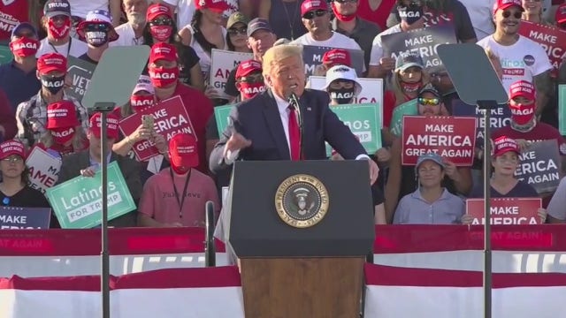President Trump holds 'Make America Great Again' rallies in Prescott, Tucson