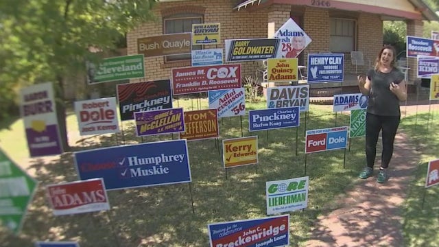 Phoenix home displays non-partisan political art installation
