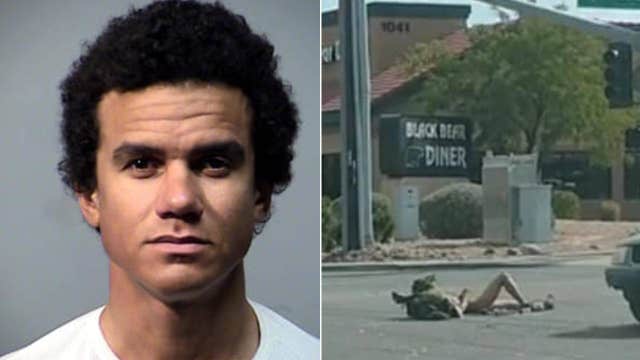 Naked Arizona man arrested while 'sunbathing' in middle of intersection