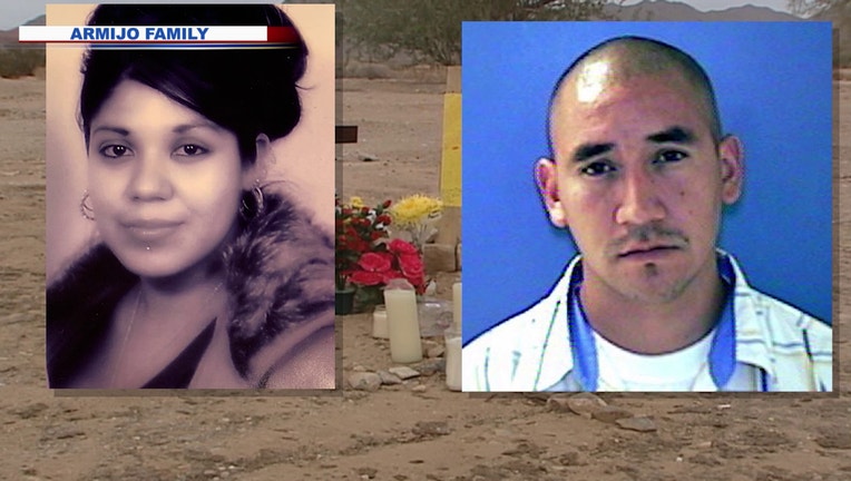 Photos of Santana Armijo, on the left, and Michael Martinez, on the right. Both were killed in 2007 and their bodies were found in the desert near Buckeye, Arizona. The area has since been developed.