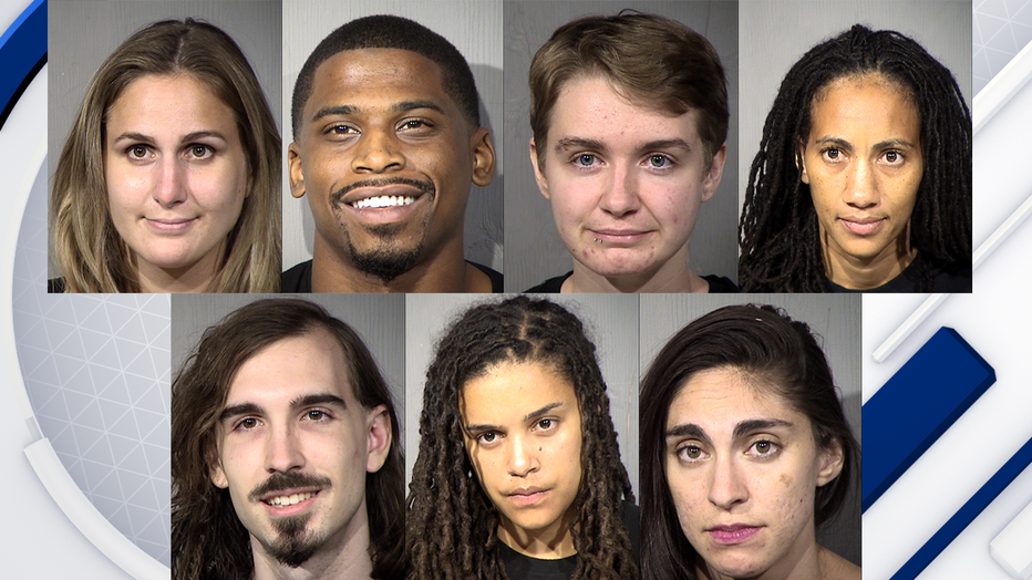 March for Justice mugshots