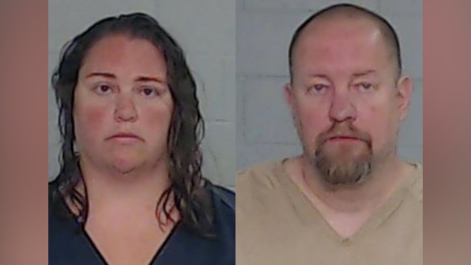 Ashley Schwarz (left) and Daniel Schwarz (right) were arrested after a child died at their Odessa home.