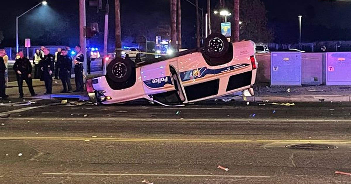 Phoenix police officer hospitalized following crash in West Phoenix ...