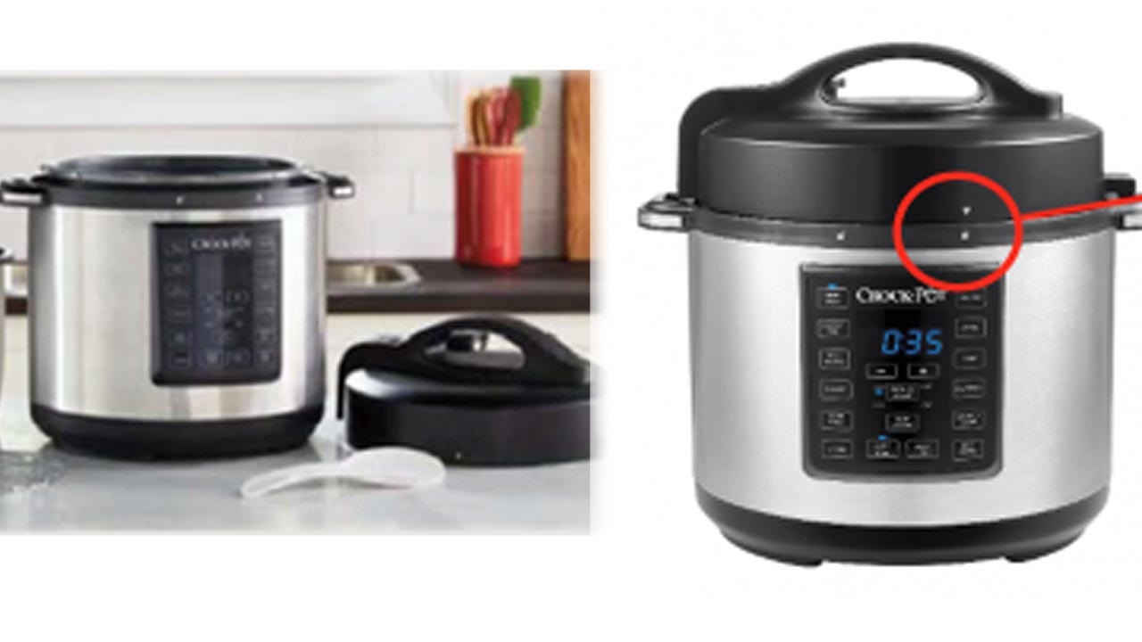 crock pot pressure cooker lid recall