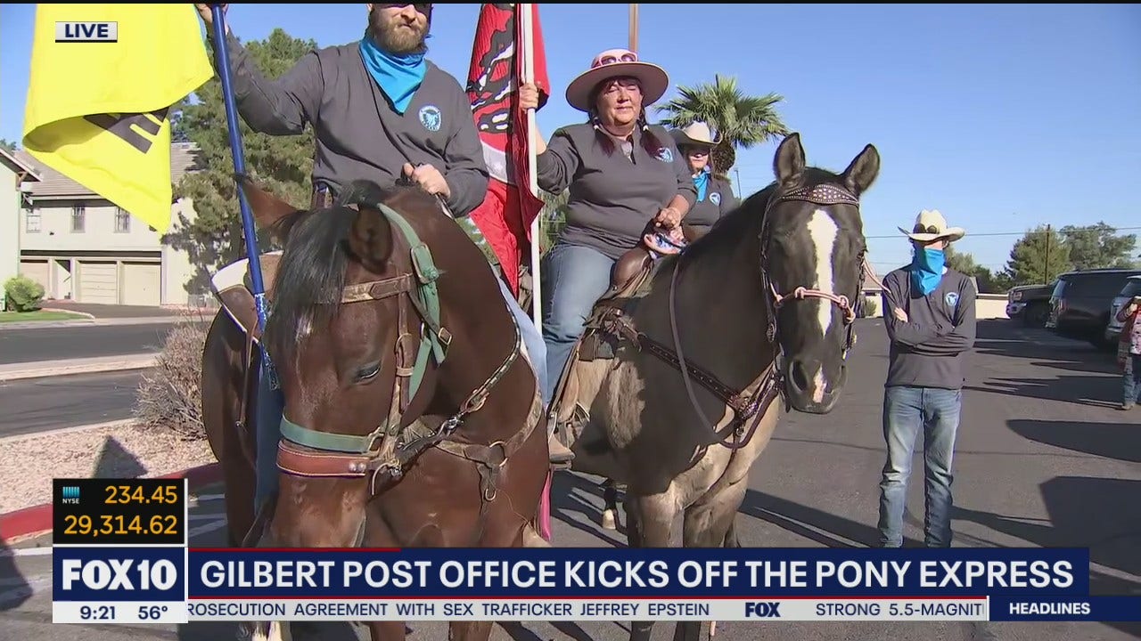 Gilbert post office kicks off the Pony Express ahead of rodeo